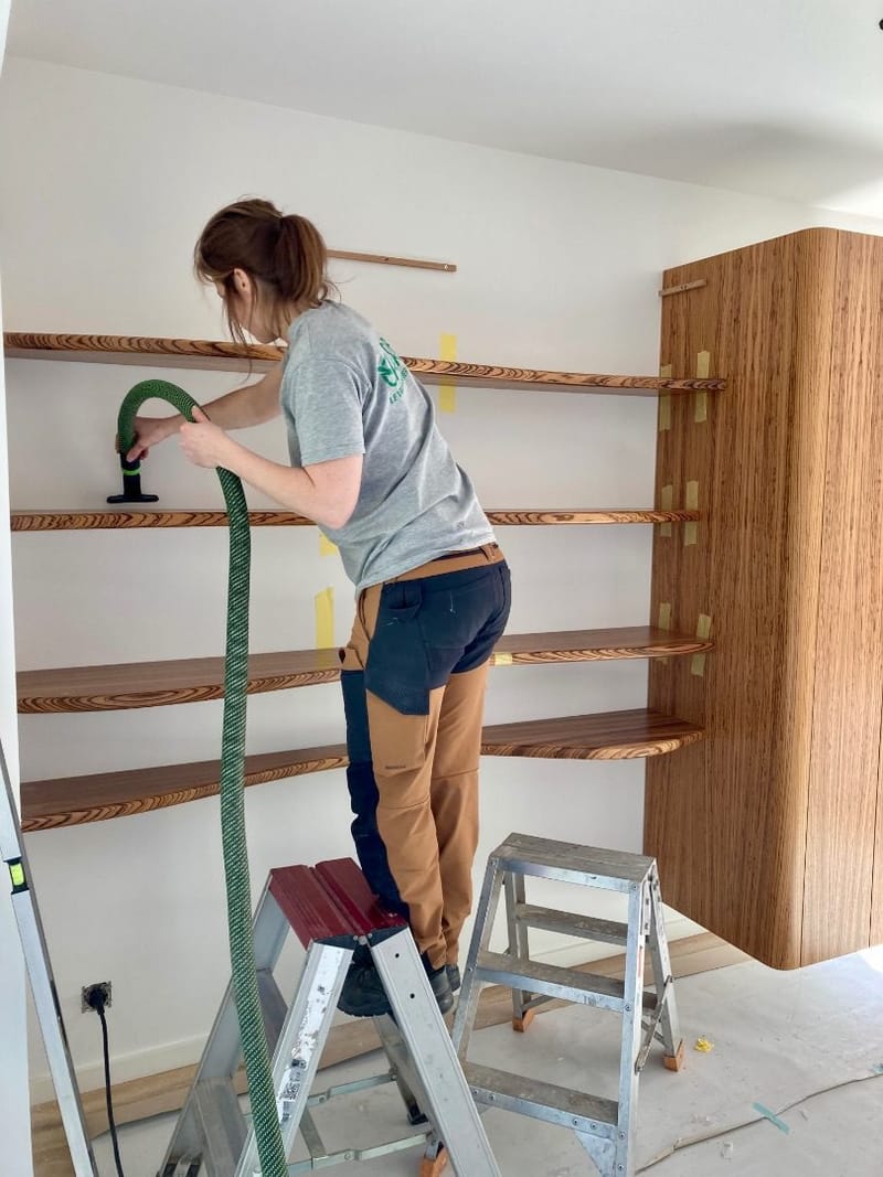 Premier chantier de Caroline